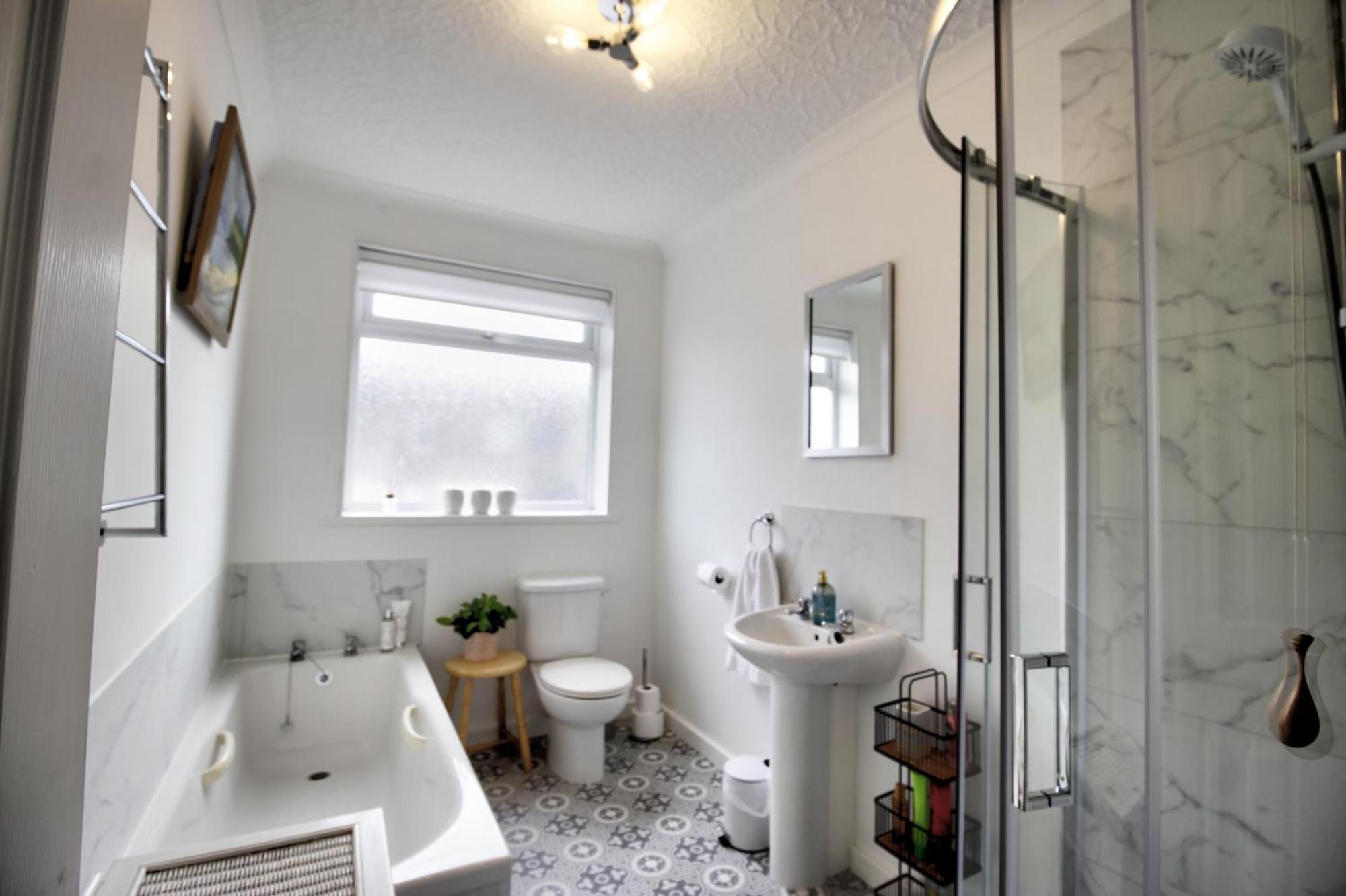 Villa Amazing Sea Views And Hot Tub Amble Esterno foto